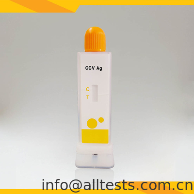 Good price مجموعة اختبار تشخيصية سريعة لفيروس كورونا الكلب (CCV Ag) في البراز / القيء مع كوب الانترنت