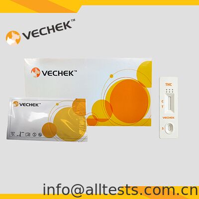 سعر جيد THC Rapid Test for Urine with 5 Minutes Reading Time دقة عالية لا حاجة إلى معدات الانترنت