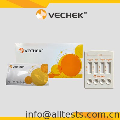 سعر جيد كيسة اختبار سريع للكلاب لـ Ehrlichia Anaplasma Babesia Leptospira الأجسام المضادة مع نتائج سريعة دقة عالية عملية بسيطة الانترنت