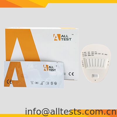 سعر جيد شريط اختبار سريع متعدد الأدوية للسائل الفموي مع وقت قراءة من 3 إلى 10 دقائق، معتمد من CE، ويختبر ما يصل إلى 17 دواءً الانترنت