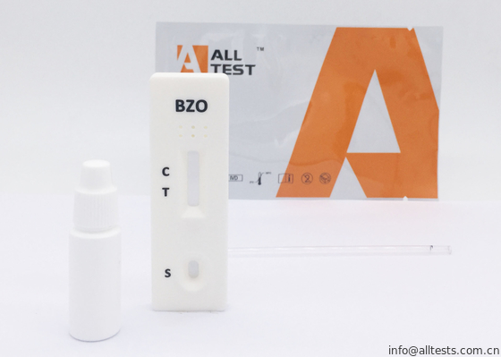 Good price Oxazepam BZO تعاطي المخدرات اختبار كيت خطوة واحدة كاسيت OEM ISO13485 / CE في الدم الكامل / المصل / البلازما الانترنت