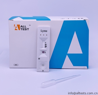Good price AllTest Lyme IgG / IgM اختبار الأمراض المعدية ILY - 402 24 شهرًا من العمر الانترنت