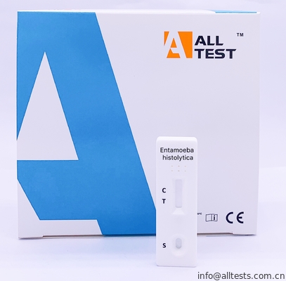 Good price اللون الأزرق Entamoeba Histolytica اختبار كاسيت سريع مع شهادة CE الانترنت