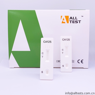 Good price قراءة سريعة عالية الحساسية دقيقة خطوة واحدة CA-125 اختبار سريع كاسيت المتاح للتشخيص مع CE الانترنت