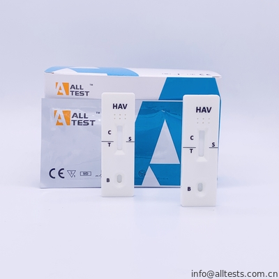 Good price المصل / البلازما HAV IgM اختبار سريع أطقم خطوة واحدة مع خصوصية عالية الانترنت