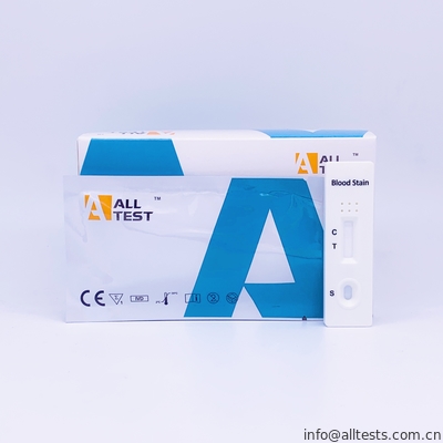 Good price أطقم اختبار الدم البشري السريع ، وشهادة اختبار وصمة عار الدم السريع كاسيت CE الانترنت