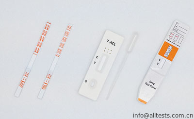 Good price 300ng / مل 7-أمينوكلازيبام (7-ACL) مجموعات التعاطي السريع للإساءة المخدرات كاسيت / مقياس العمق / قطاع اختبار كيت OEM مع CE الانترنت