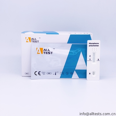 Good price AllTest الميكوبلازما الالتهاب الرئوي IgM الأجسام المضادة التدفق الجانبي الفحص المناعي الانترنت