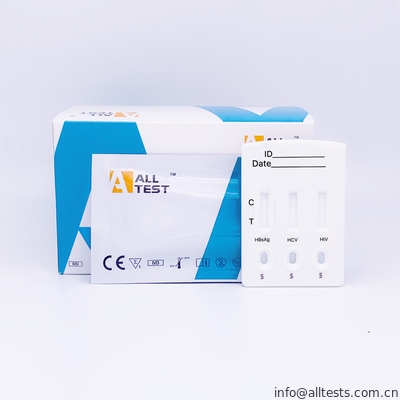Good price HBsAg / HCV / HIV كومبو اختبار سريع كاسيت مع عينة من المصل / البلازما الانترنت