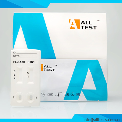 Good price إنفلونزا مريحة A / B و H1N1 كومبو اختبار سريع كاسيت (مسحة / نضح الأنف) مع شهادة CE الانترنت