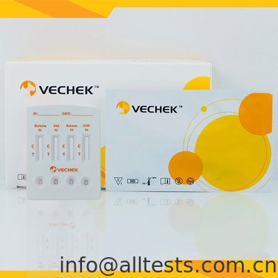Good price الكلاب Ehrlichia / Anaplasma / Babesia الأجسام المضادة / كاسيت اختبار سريع CHW الانترنت