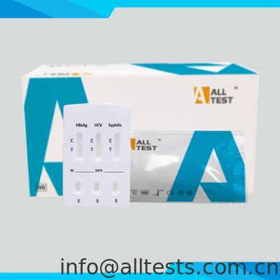 سعر جيد كيسة الاختبار السريع لـ HBsAg / HCV / Syphilis (دم كامل / مصل / بلازما) الانترنت