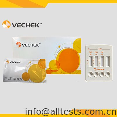 سعر جيد كاسيت الاختبار السريع لمضادات الجسم FHW Antigen + FeLV Antigen + FIV الانترنت