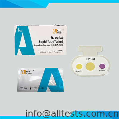 سعر جيد الاختبار السريع لـ H. pylori للاختبار الذاتي مع وقت القراءة 3 دقائق ، وتفسير مرئي سهل ، ودقة عالية الانترنت