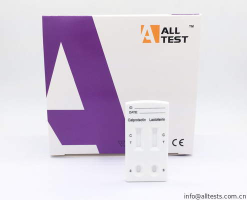 Good price Calprotectin و Lactoferrin مشط التدفق الجانبي اختبار كاسيت CE معتمد الانترنت