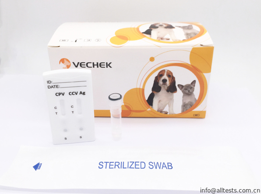 Good price مجموعة أدوات Cpv + Ccv Antigen Combo التشخيص السريع البراز / القيء حجم 10 طقم الانترنت