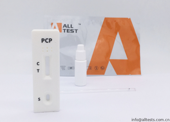 Good price لا الصليب التفاعلي 25ng / مل PCP تعاطي المخدرات اختبار كيت الدم الكامل / مصل / البلازما فينسكليدين تشخيص OEM الانترنت
