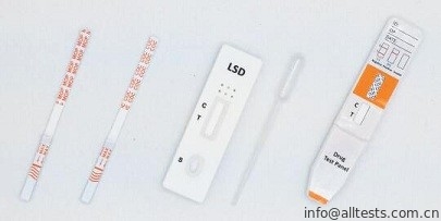 Good price خطوة واحدة بسهولة لاستخدام حمض الليسرجيك ديثيلاميد LSD RapidDiagnostic كاسيت / قطاع / مجموعات اختبار لوحة مع CE الانترنت