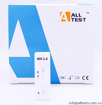 Good price مستشفى خطوة واحدة فيروس نقص المناعة البشرية اختبار أطقم 99 ٪ دقيق اختبار فيروس نقص المناعة البشرية قطاع / كاسيت الانترنت