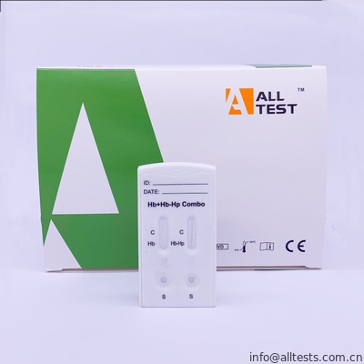 Good price Hb / Hp - Hb التحرير والسرد السريع اختبار كاسيت التشخيص السريع أطقم اختبار دقيق وعالي الحساسية مع CE الانترنت