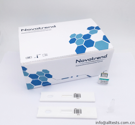 Good price مجموعة الاختبارات التشخيصية Myoglobin استخدمها بواسطة Novatrend fluorescence Immunoassay Analyzer في كامل الدم البشري / المصل / البلازما الانترنت