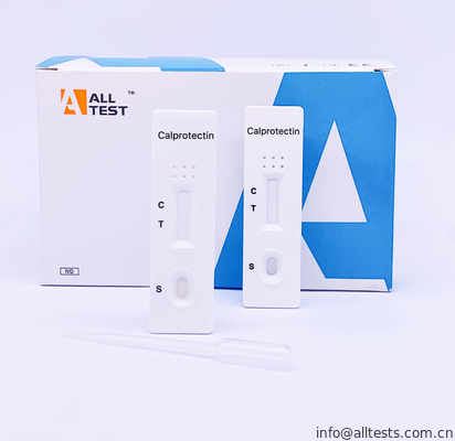 Good price AllTest Calprotectin اختبار كاسيت سريع في عينة براز الإنسان ، 10T / Kit الانترنت