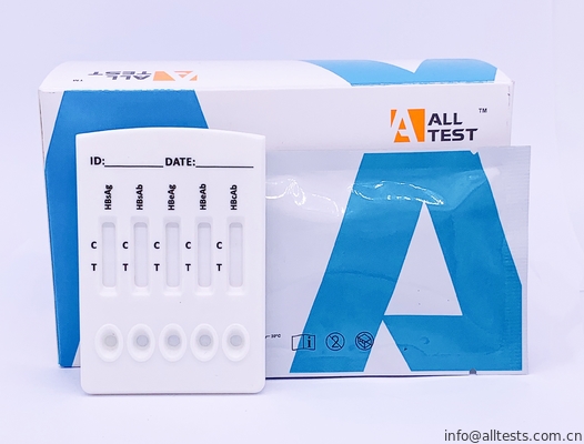 Good price HBV التحرير والسرد كاسيت اختبار (المصل / البلازما) مع HBsAg ، HBsAb ، HBeAg ، HBeAb ، HBcAb الانترنت