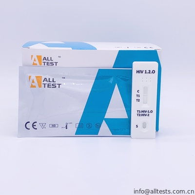 Good price HIV 1.2.O طقم اختبار سريع / كاسيت خطوة واحدة في الدم / المصل الانترنت