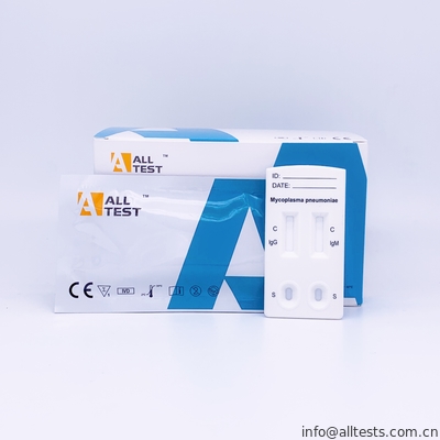 Good price جودة عالية ودقيقة الميكوبلازما Pneumoniae مفتش IgG / IgM اختبار سريع مع CE الانترنت