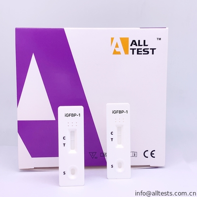 Good price فحوصات التدفق المناعي للجسم الجانبي AllTest iGFBP-1 كاسيت اختبار سريع في الإفرازات المهبلية الانترنت