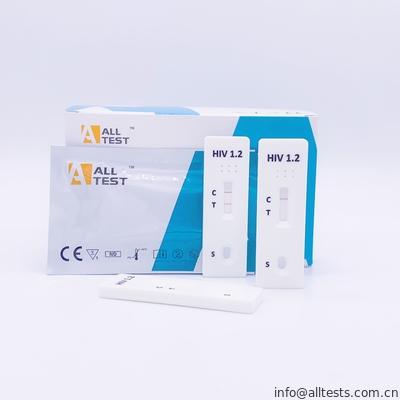 Good price مستشفى خطوة واحدة فيروس نقص المناعة البشرية 1.2 كاسيت الاختبار السريع 99 ٪ دقيقة الانترنت