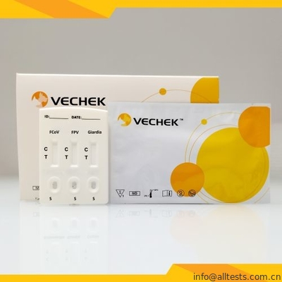 Good price FCoV + FPV + Giardia Lamblia Antigen Combo Rapid Test عينة البراز الانترنت